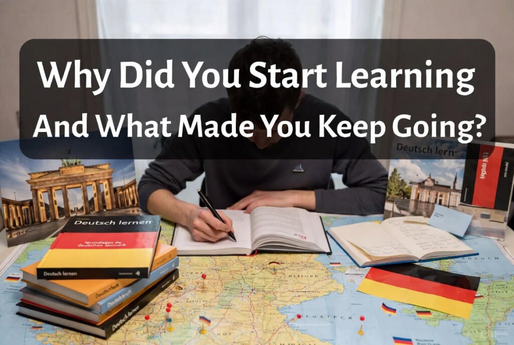 Why Did You Start Learning German? And What Made You Keep Going?