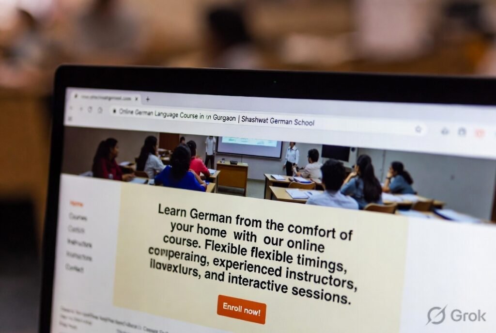 Online German Language Course in Gurgaon | Shashwat German School