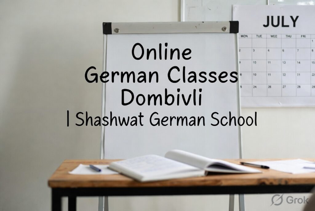 Online German Classes Dombivli | Shashwat German School